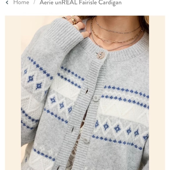 AERIE Always and Forever Real cardigan/Sweater Womens Sz M - Picture 2 of 12